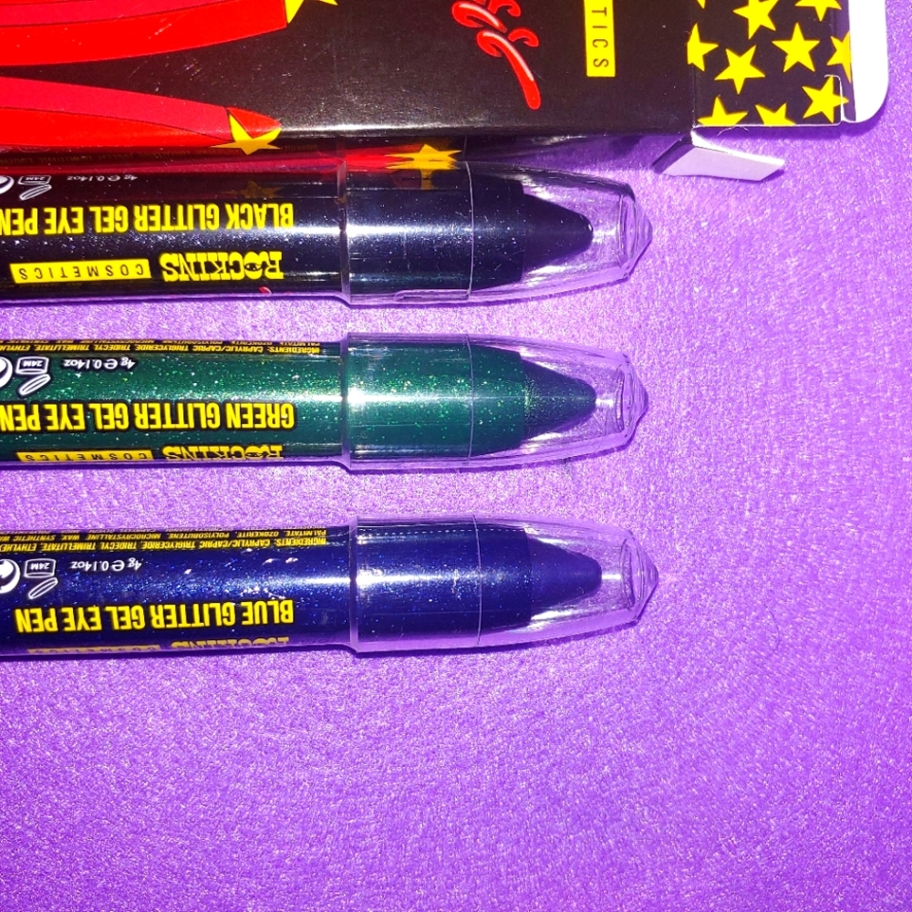 ROCKINS COSMETICS Hot Mess Threesome Glitter Gel Pens